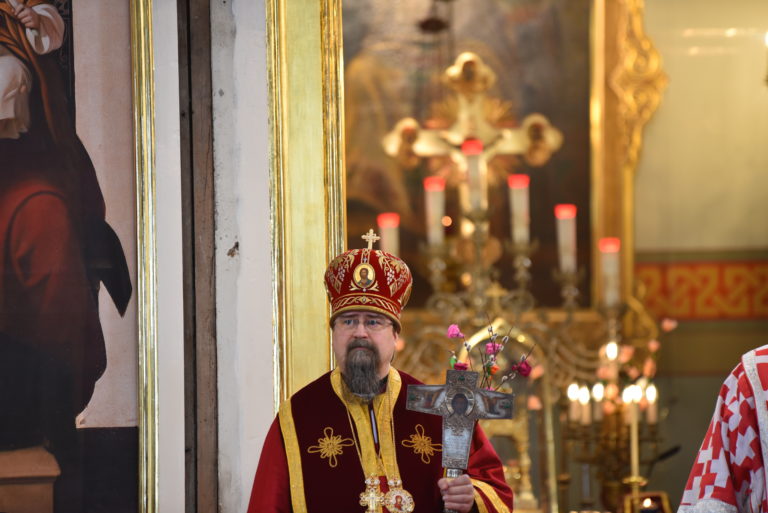 Haminan piispa Sergei Uspenskin katedraalissa. Kuva: Vlada Wahlstén-Mäkelä